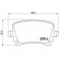 Brake Pad Set, disc brake BREMBO XTRA LINE P 85 095X