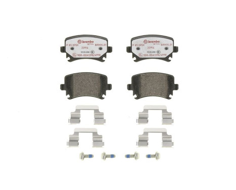 Brake Pad Set, disc brake BREMBO XTRA LINE P 85 095X, Image 2