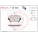 Brake Pad Set, disc brake BREMBO XTRA LINE P 85 095X, Thumbnail 2