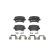 Brake Pad Set, disc brake BREMBO XTRA LINE P 85 095X, Thumbnail 2