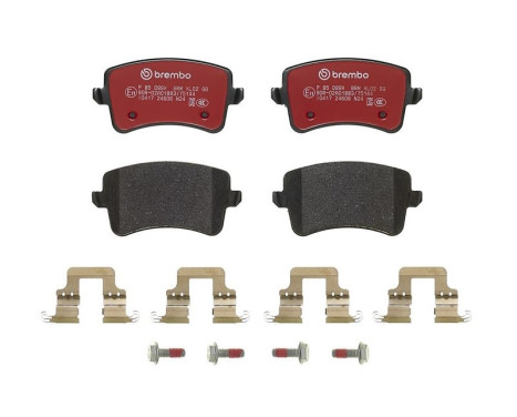 Brake Pad Set, disc brake BREMBO XTRA LINE P 85 099X, Image 4
