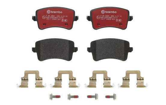 Brake Pad Set, disc brake BREMBO XTRA LINE P 85 099X, Image 3