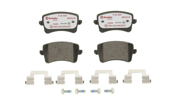 Brake Pad Set, disc brake BREMBO XTRA LINE P 85 100X