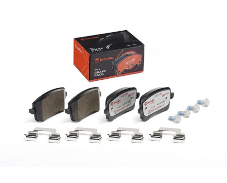 Brake Pad Set, disc brake BREMBO XTRA LINE P 85 100X, Image 2