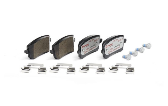 Brake Pad Set, disc brake BREMBO XTRA LINE P 85 100X, Image 3