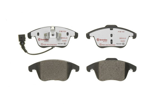 Brake Pad Set, disc brake BREMBO XTRA LINE P 85 112X
