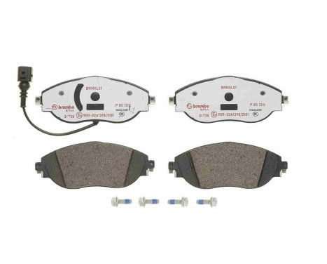 Brake Pad Set, disc brake BREMBO XTRA LINE P 85 131X, Image 2