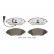 Brake Pad Set, disc brake BREMBO XTRA LINE P 85 131X