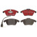 Brake Pad Set, disc brake BREMBO XTRA LINE P 85 146X, Thumbnail 4