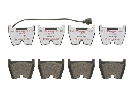 Brake Pad Set, disc brake BREMBO XTRA LINE P 85 152X, Image 4