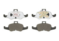 Brake Pad Set, disc brake BREMBO XTRA LINE P 85 160X