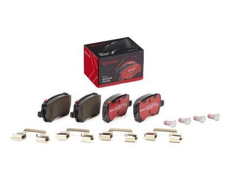 Brake Pad Set, disc brake BREMBO XTRA LINE P 86 021X, Image 2