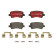 Brake Pad Set, disc brake BREMBO XTRA LINE P 86 021X, Thumbnail 4
