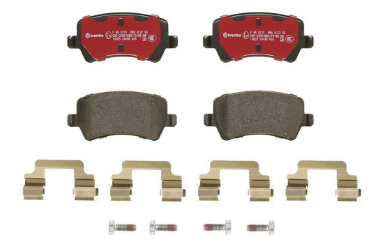 Brake Pad Set, disc brake BREMBO XTRA LINE P 86 021X, Image 3
