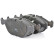 Brake pad set, disc brake BSG 15-200-004