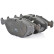 Brake pad set, disc brake BSG 15-200-004, Thumbnail 2