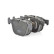 Brake pad set, disc brake BSG 15-200-021