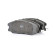 Brake pad set, disc brake BSG 16-200-001