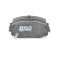 Brake pad set, disc brake BSG 40-200-019