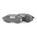 Brake pad set, disc brake BSG 40-200-044