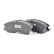 Brake pad set, disc brake BSG 40-200-047