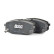 Brake pad set, disc brake BSG 40-200-049