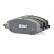 Brake pad set, disc brake BSG 40-200-050