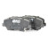 Brake pad set, disc brake BSG 40-200-055