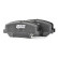 Brake pad set, disc brake BSG 40-200-057