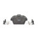 Brake pad set, disc brake BSG 60-200-047