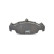 Brake pad set, disc brake BSG 65-200-009