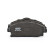 Brake pad set, disc brake BSG 65-200-011