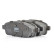 Brake pad set, disc brake BSG 65-200-020