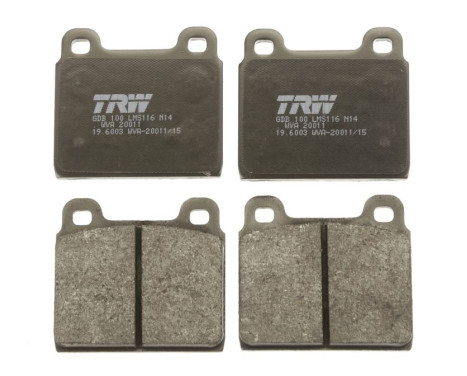 Brake Pad Set, disc brake COTEC GDB100 TRW, Image 3