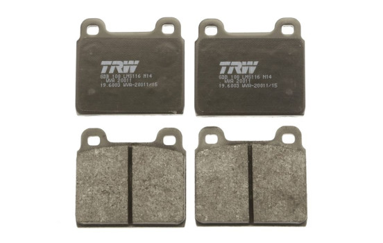 Brake Pad Set, disc brake COTEC GDB100 TRW, Image 3