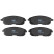 Brake Pad Set, disc brake COTEC GDB1003 TRW, Thumbnail 4