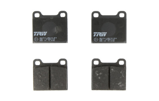 Brake Pad Set, disc brake COTEC GDB101 TRW