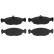 Brake Pad Set, disc brake COTEC GDB1040 TRW, Thumbnail 5