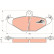 Brake Pad Set, disc brake COTEC GDB1041 TRW, Thumbnail 2