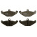 Brake Pad Set, disc brake COTEC GDB1041 TRW, Thumbnail 3