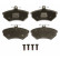 Brake Pad Set, disc brake COTEC GDB1044 TRW, Thumbnail 3