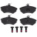 Brake Pad Set, disc brake COTEC GDB1044 TRW, Thumbnail 3