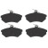 Brake Pad Set, disc brake COTEC GDB1044 TRW, Thumbnail 4