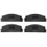 Brake Pad Set, disc brake COTEC GDB106 TRW, Thumbnail 4