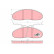 Brake Pad Set, disc brake COTEC GDB1069 TRW, Thumbnail 2