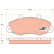 Brake Pad Set, disc brake COTEC GDB1084 TRW, Thumbnail 2