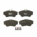 Brake Pad Set, disc brake COTEC GDB1092 TRW