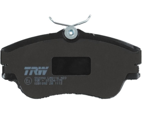 Brake Pad Set, disc brake COTEC GDB1092 TRW, Image 7