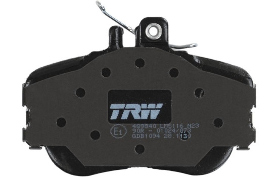 Brake Pad Set, disc brake COTEC GDB1094 TRW, Image 7