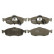 Brake Pad Set, disc brake COTEC GDB1108 TRW, Thumbnail 3